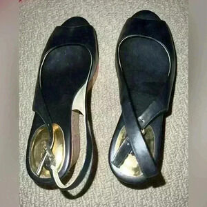 Michael Kors black wedges size 6.5